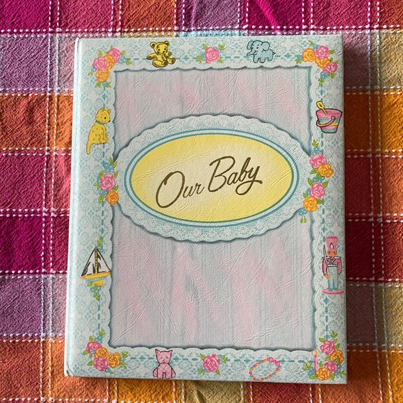 Sanitoy Inc. Vintage 1982 Baby Memory Keepsake Hardcover Book Birth to Age 7 - Picture 2 of 9